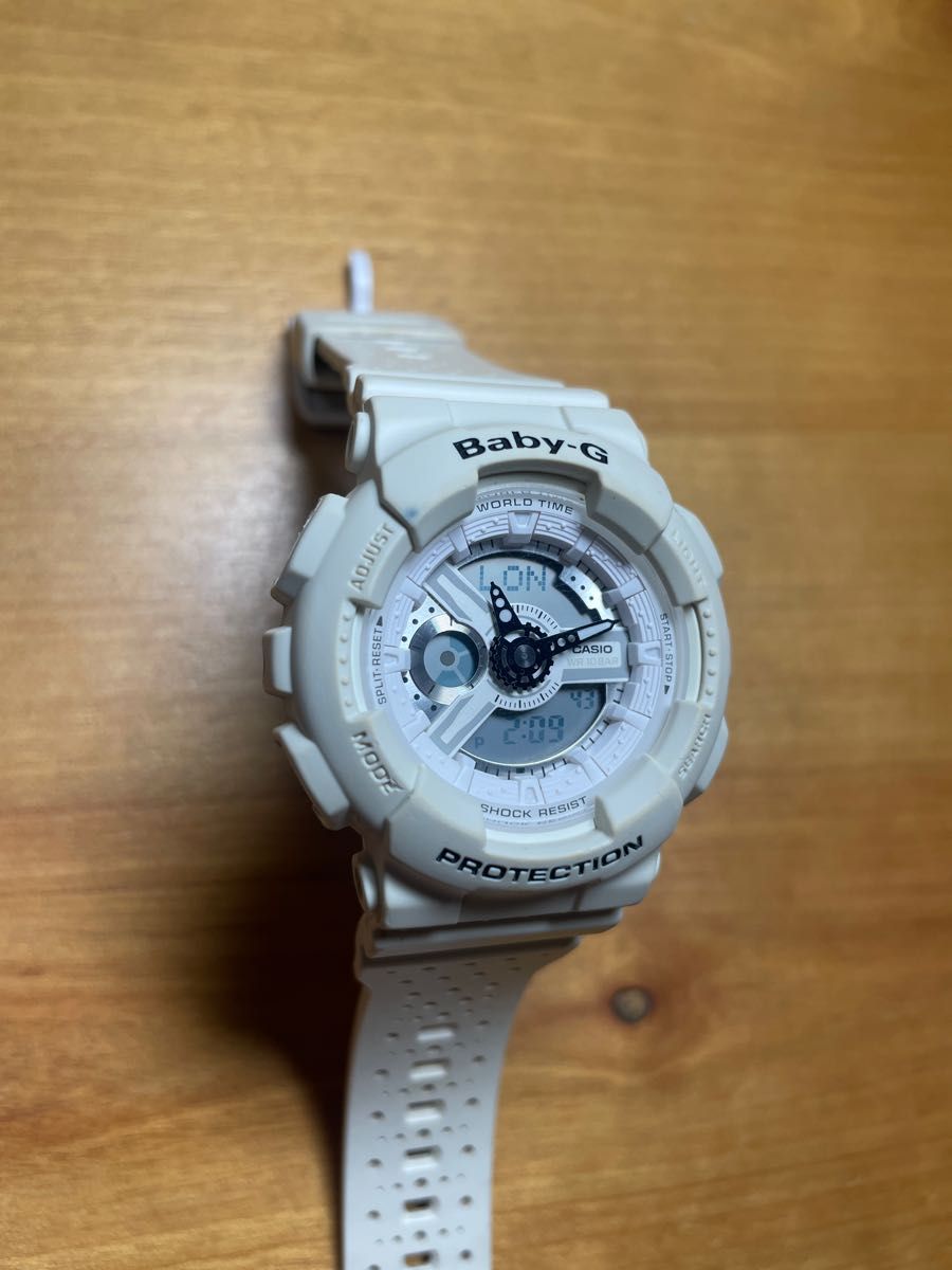 G-SHOCK Baby-G カシオ ジーショック　ベビージー　 ba-110pp ホワイト　レディース　腕時計　白