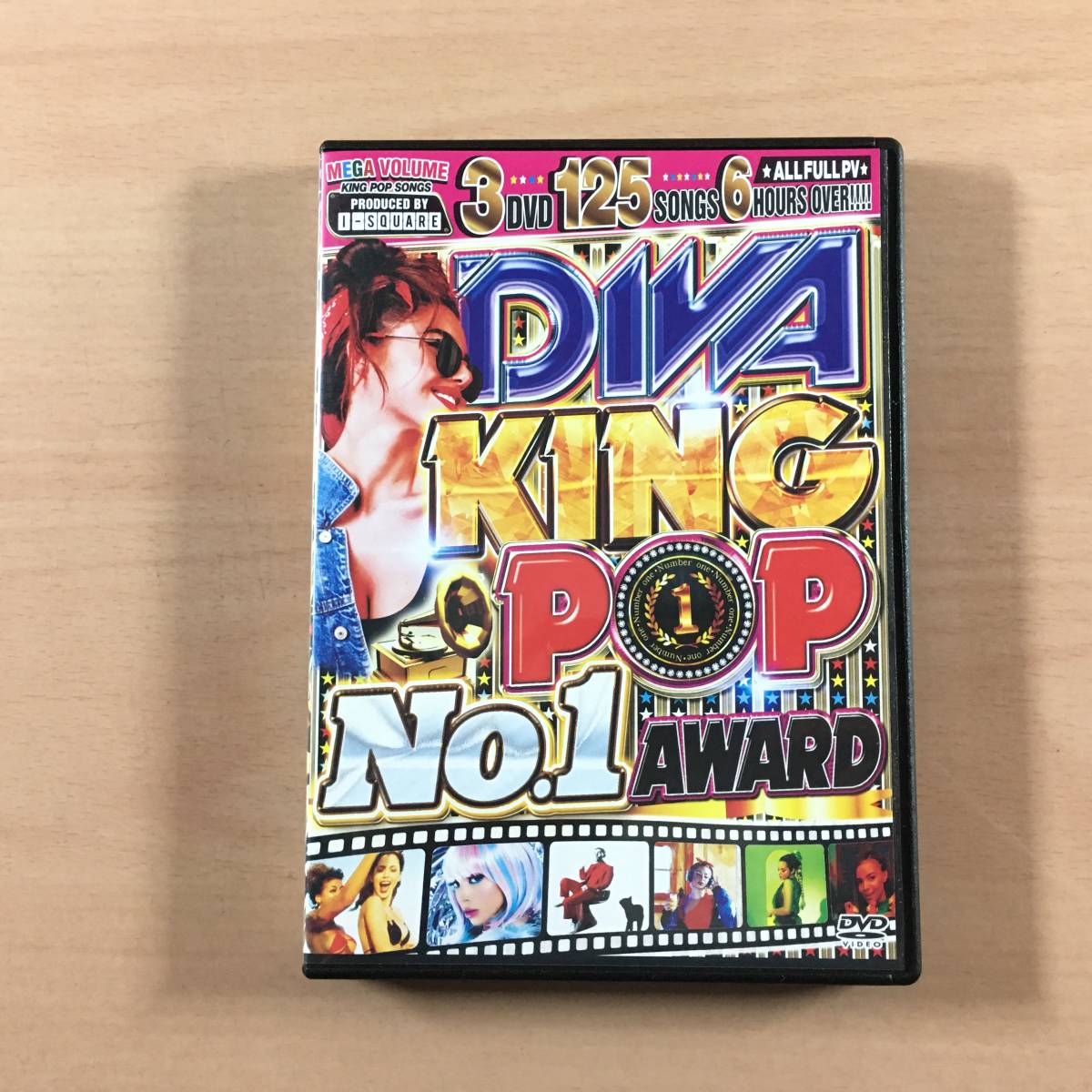 DVD DIVA KING POP No,1 AWARD 3DVD 125SONG 洋楽 I-SQUARE_画像1