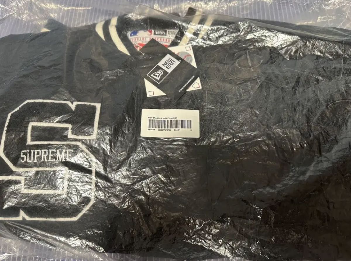 Supreme New Era MLB Varsity Jacket Black M|PayPayフリマ