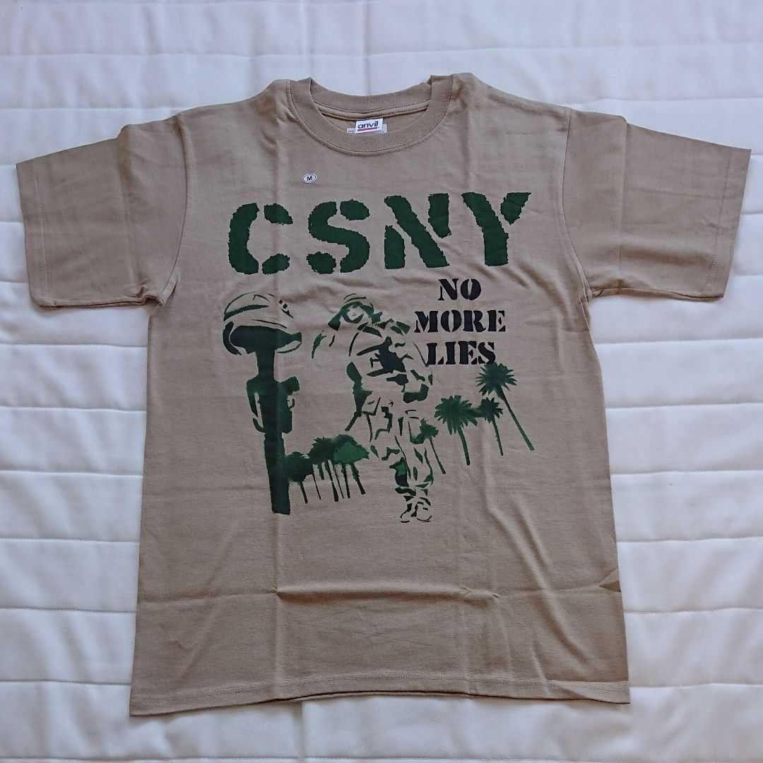 クロスビー・スティルス・ナッシュ＆ヤング バンドTシャツ anvil ニールヤング CSN&Y 新品未使用