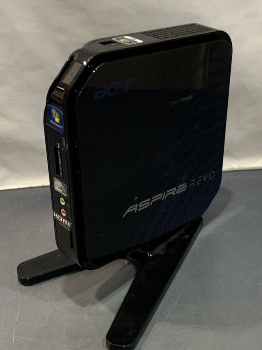 Acer Aspire Revo AR3700 AR3700-N14D スリム デスクトップPC 通電確認済み CPU種類：Atom D525 コア数：2コア メモリ容量：4GB SN：532727_画像2