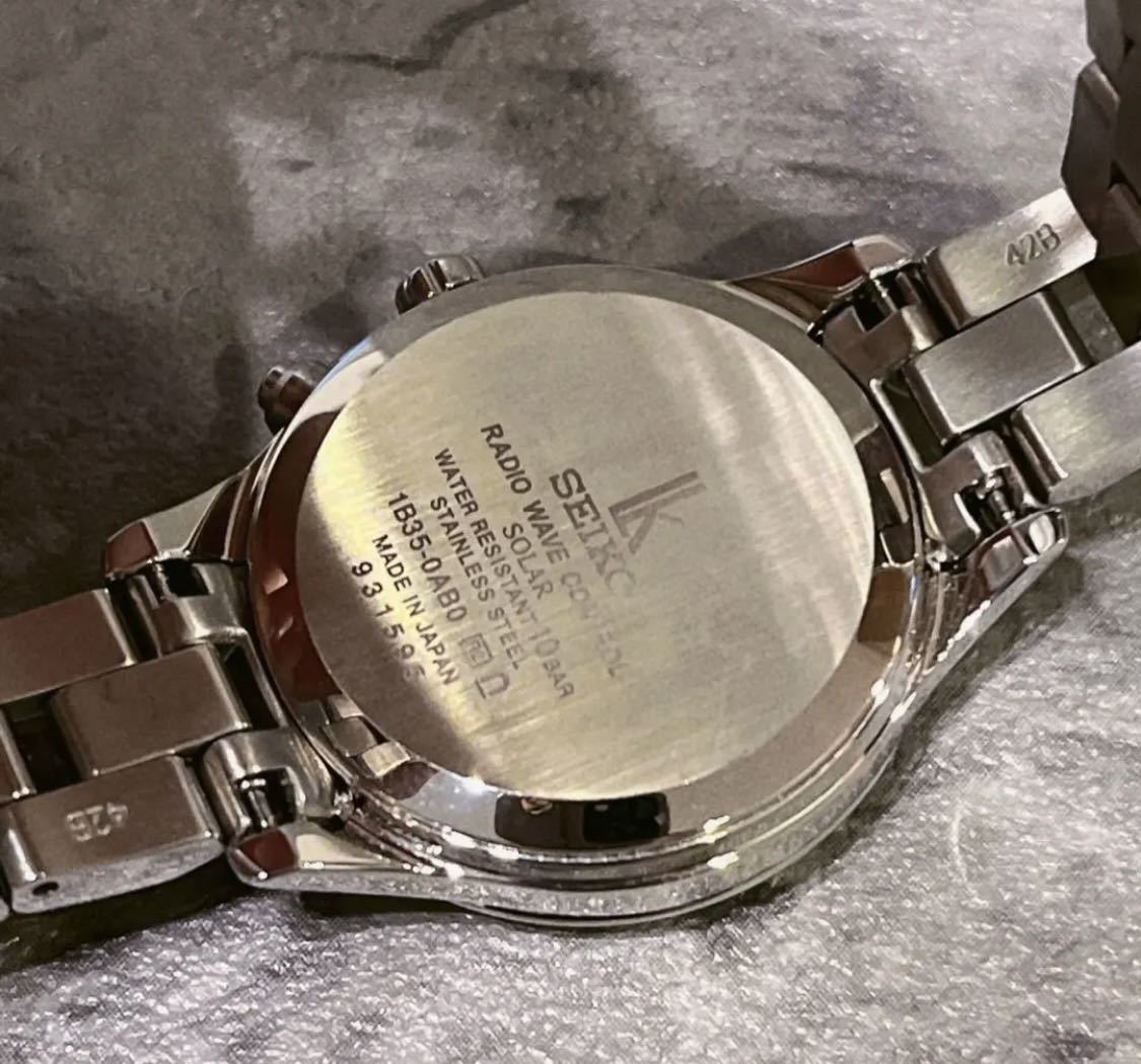 美品 SEIKO LUKIA セイコー ルキア 腕時計 1B35-0AB0 SSVV035 ソーラー