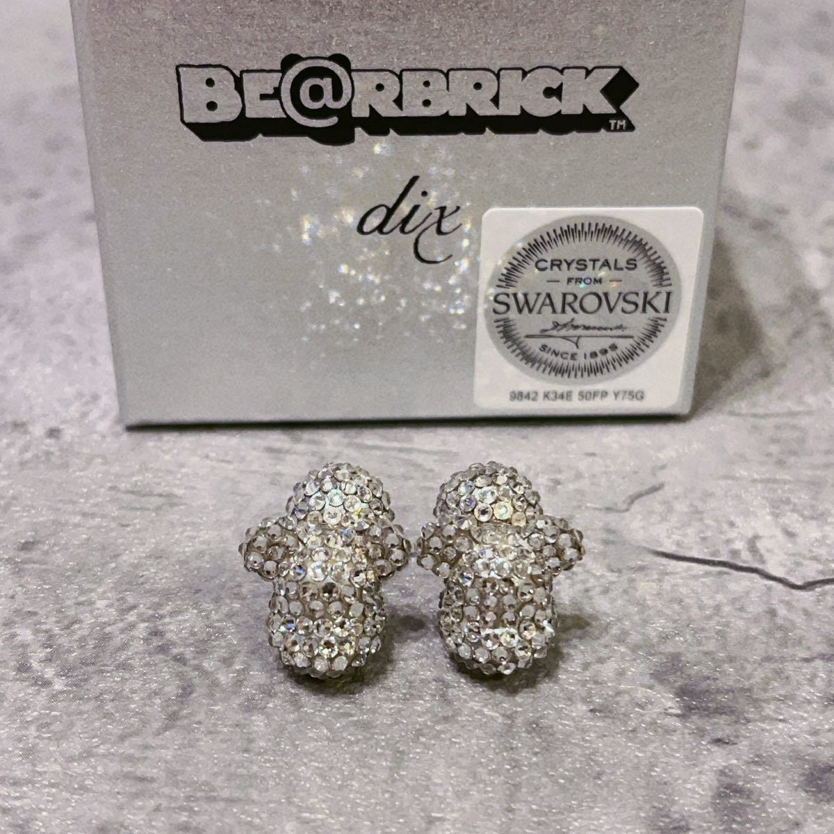 希少 美品 BE@RBRICK CRYSTAL DECORATE PIERCE-