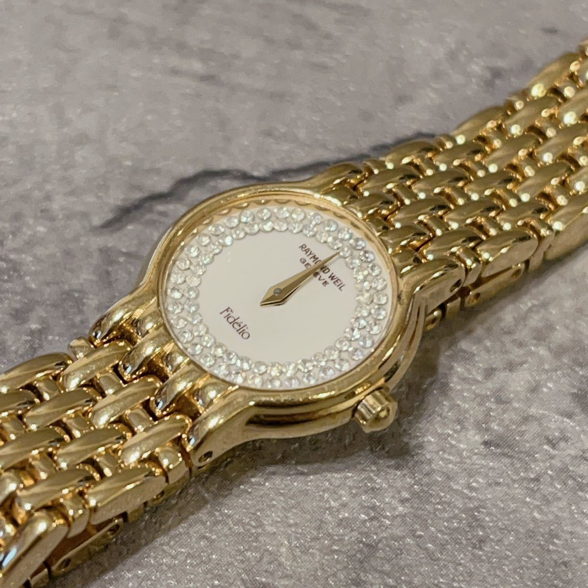 美品 RAYMOND WEIL 18K GOLD ゴールド 腕時計 レディース レイモンドウィル