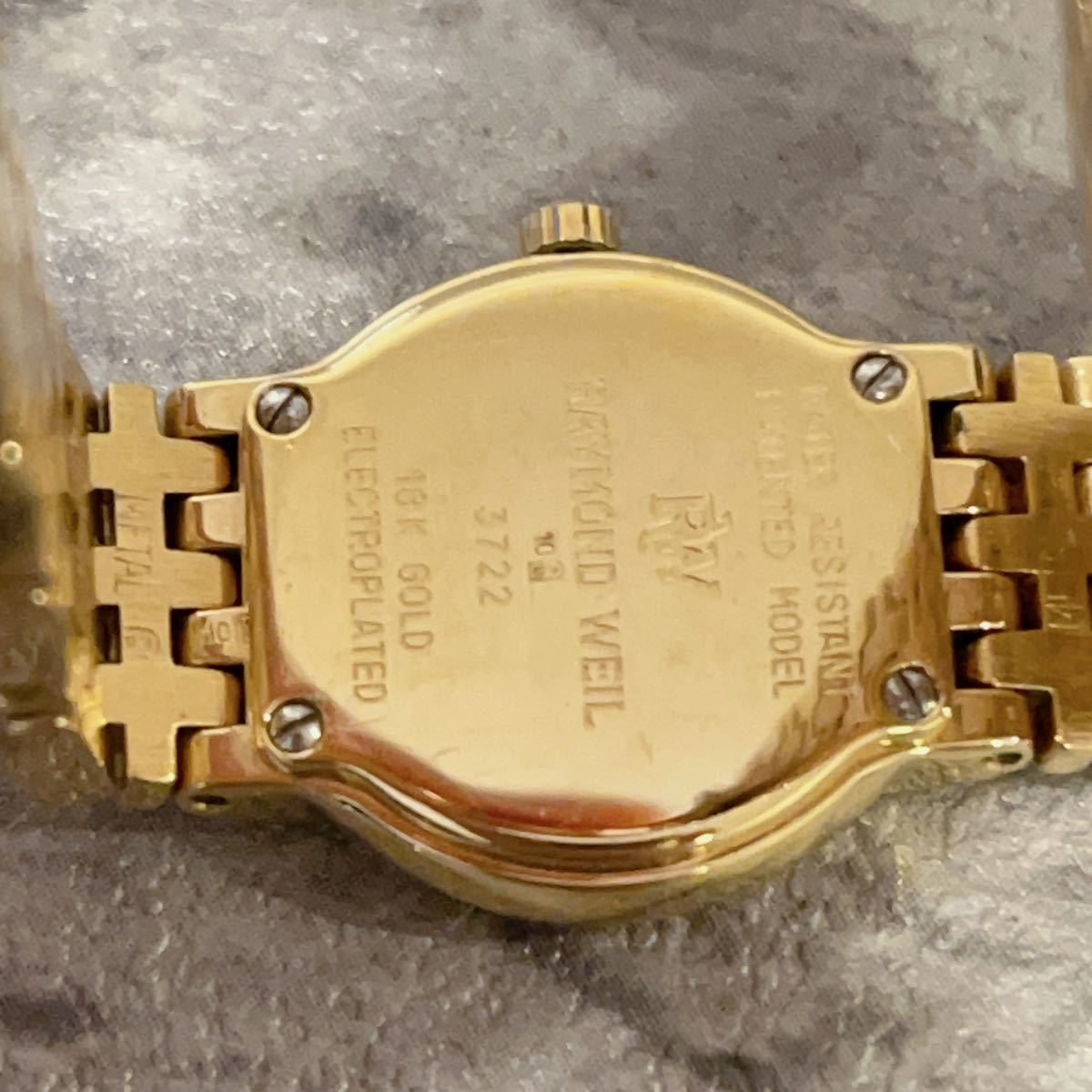 美品 RAYMOND WEIL 18K GOLD ゴールド 腕時計 レディース 美品 RAYMOND WEIL 18K GOLD ゴールド 腕時計 レディース