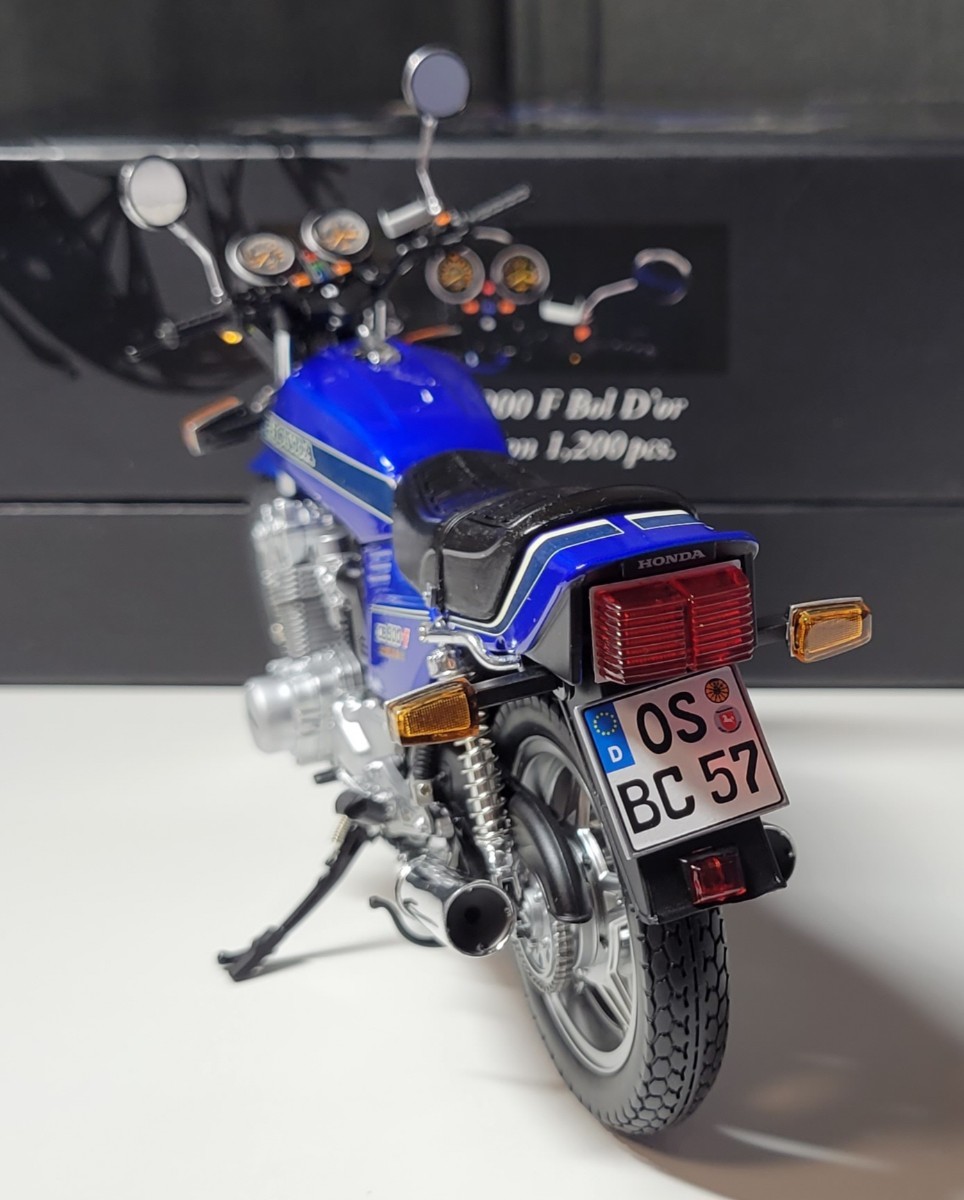 ミニチャンプス 1/12 ホンダ CB900F ボルドール 1978 ブルー