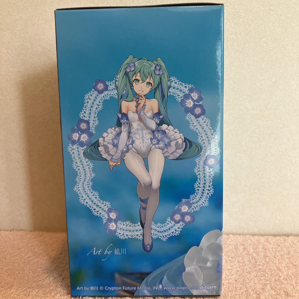 H280【在庫2体★未開封新品】初音ミク ぬーどるストッパーフィギュア Flower Fairy -ネモフィラ- ボーカロイド フィギュア_画像3