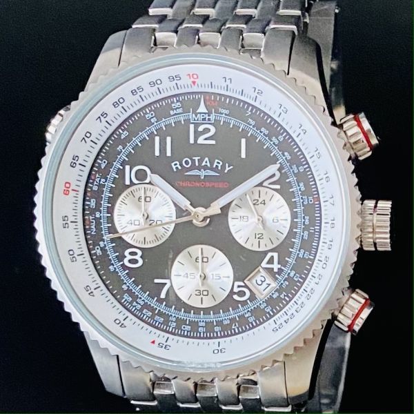 【高級時計 ロータリー】ROTARY クロノグラフ メンズ レディース アナログ 腕時計 スイス イギリス_画像2