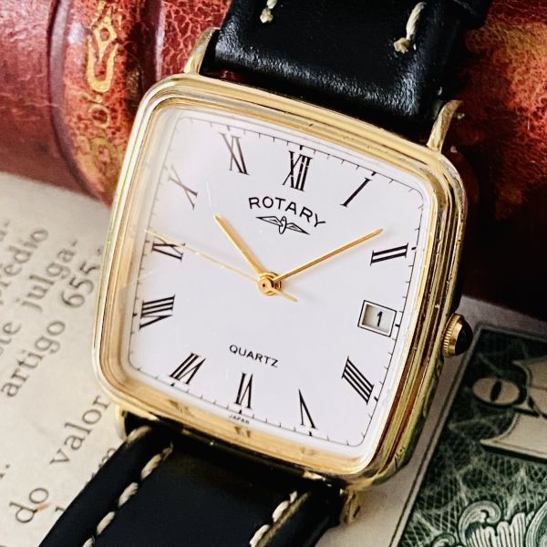 【当店限定販売】 【高級時計 イギリス スイス 腕時計 アナログ レディース メンズ 90s ロータリー】ROTARY 3針（時、分、秒）