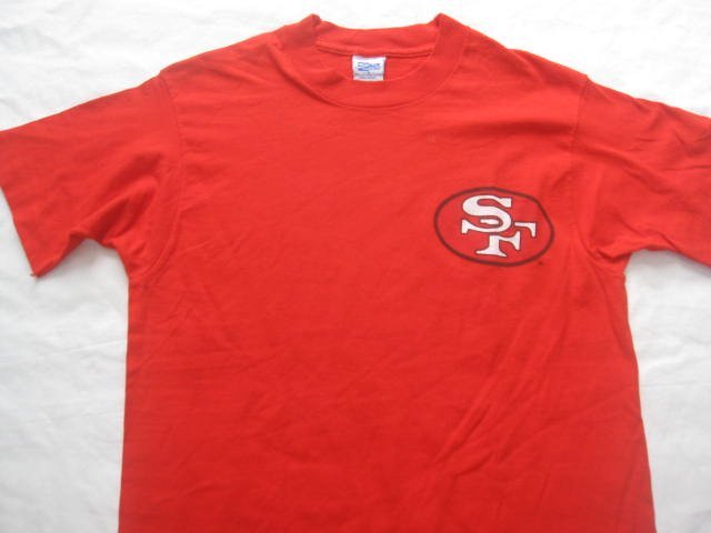 ヴィンテージ90's USA製NFL サンフランシスコ49ersTシャツM　SALEM SPORTSWEAR製 1995年_画像3