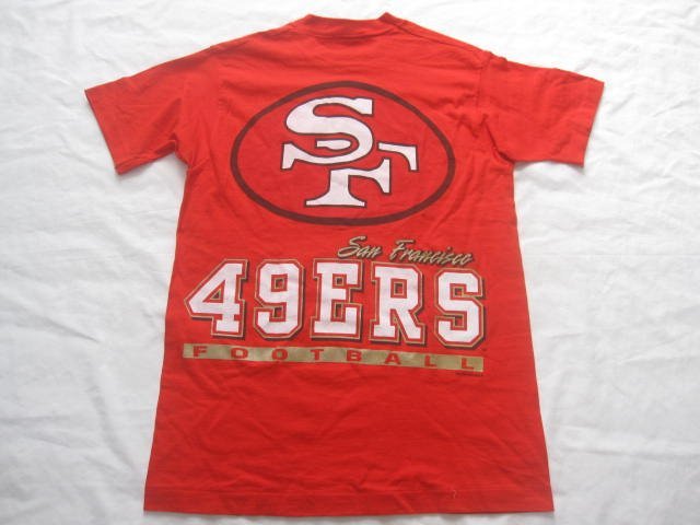 ヴィンテージ90's USA製NFL サンフランシスコ49ersTシャツM　SALEM SPORTSWEAR製 1995年_画像1