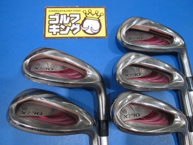 GK鈴鹿☆中古047 【レディース】 ゼクシオ★XXIO 2020 Bordeaux★デラマックス★DERAMAX 02-50i★R2★7-9・P・S★5本セット★