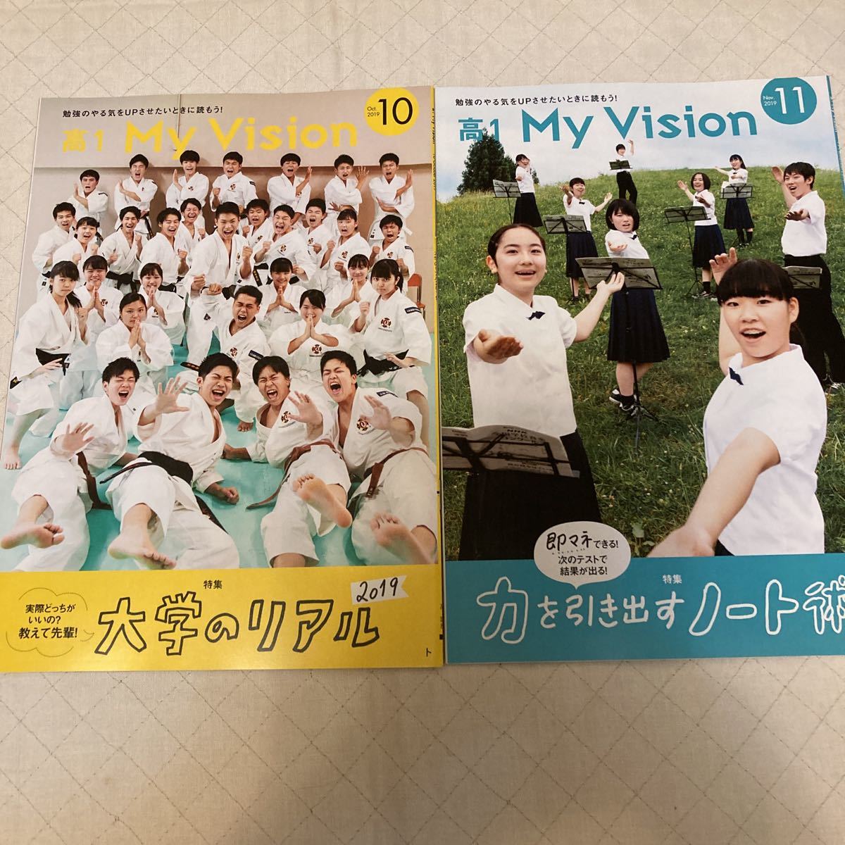 高1 マイビジョン1年分 12冊 進研ゼミ 高校講座 2019.4〜2020.3 送料無料_画像5