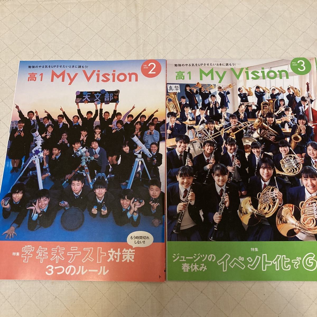 高1 マイビジョン1年分 12冊 進研ゼミ 高校講座 2019.4〜2020.3 送料無料_画像7