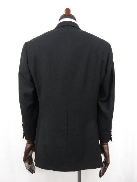 [ Michael Kors MICHAEL KORS] одиночный 2 кнопка текстильный узор шерсть жакет ( мужской ) size38R черный *17MJ7842*