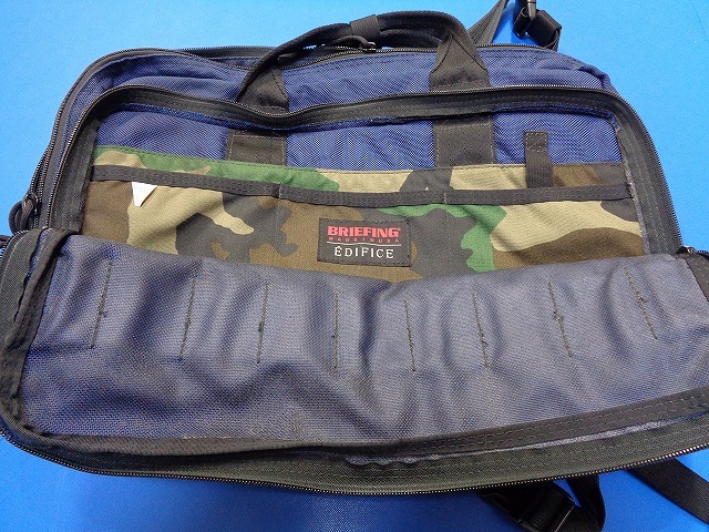 12878#BRIEFING × EDIFICE Briefing × Edifice 3WAY briefcase navy navy blue rucksack bag 