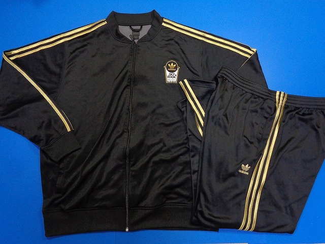 新品 HOOK SKY adidas 12933□美品 JABBAR 金 黒 2XL セットアップ