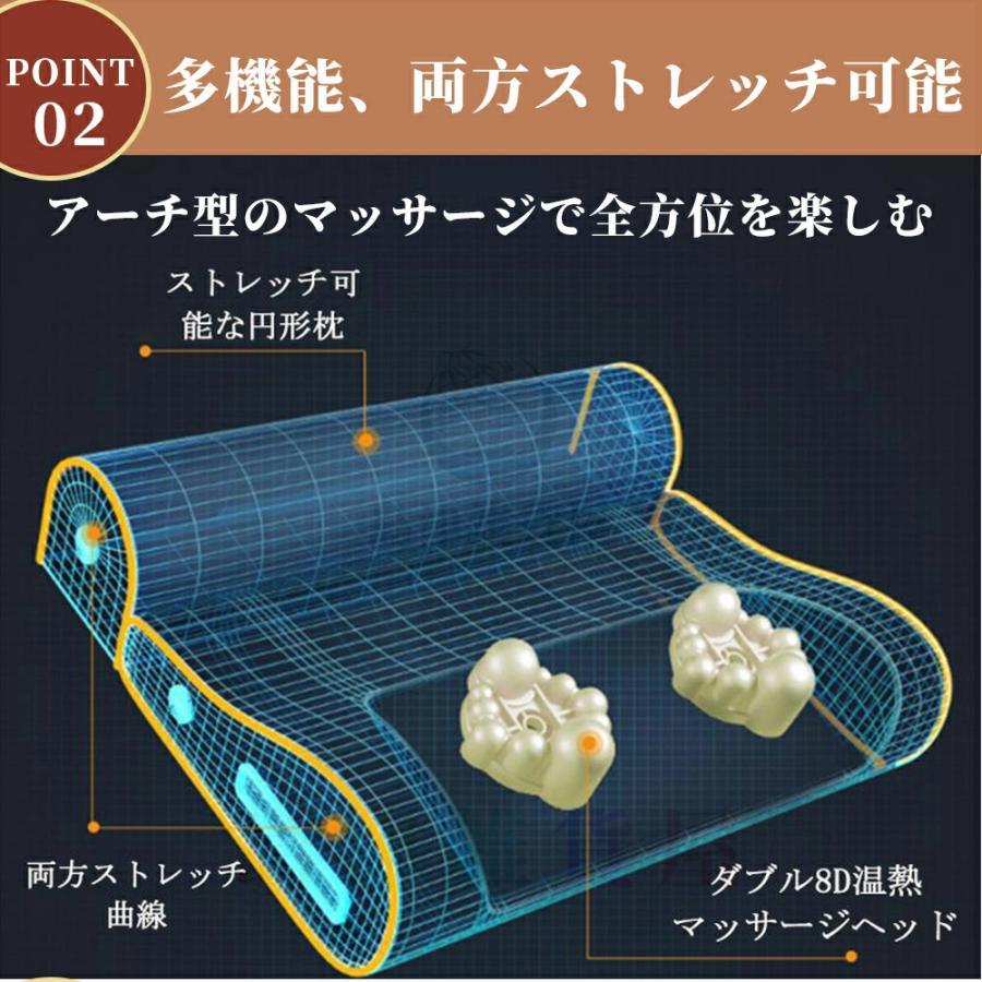 マッサージ機 小型 多機能マッサージ枕 マッサージ器 電熱 全身 足 肩 腰 背中 女性 肩こり コンパクト ネックマッサージ機 3段階調整_画像4