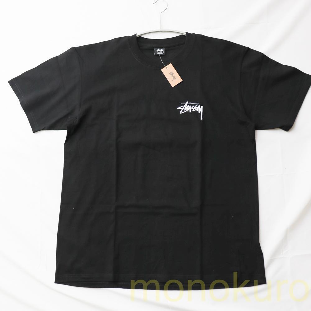 【L】新品 タグ付き ステューシー BIG HIPPO 大きいサイズ 半袖Tシャツ メンズファッション トップス ロゴ STUSSY プリント BLACK TEE-21_画像3