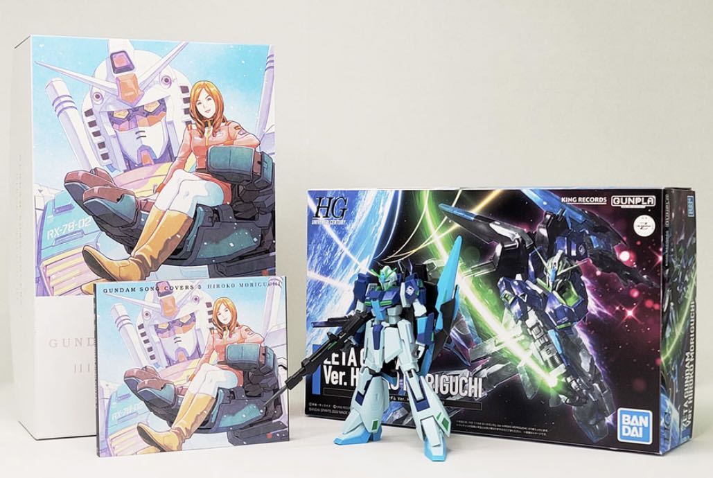 新品★完売 限定 CD+Blu-ray 森口博子 GUNDAM SONG COVERS 3 ガンプラセット版 Zガンダム ゼータガンダム PG MG RG HG RE/100 SD Ver.ka_画像1