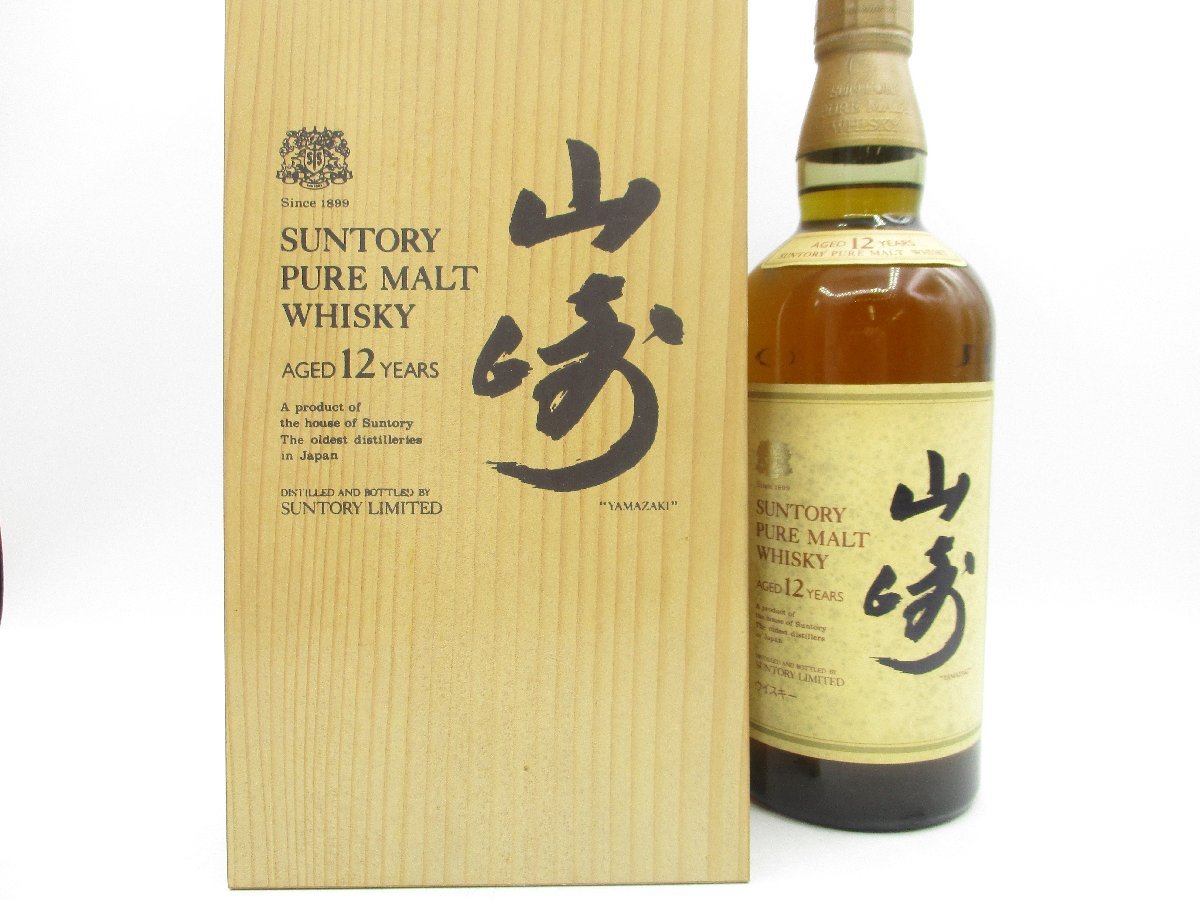SUNTORY PURE MALT WHISKY サントリー ピュアモルト ウイスキー 山崎