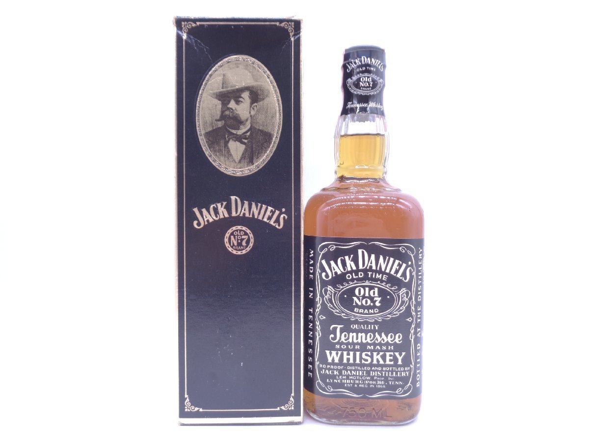 JACK DANIEL'S Old NO.7 ジャック ダニエル ウイスキー 未開封 古酒 750ml 古酒 未開栓 箱 X226169_画像1