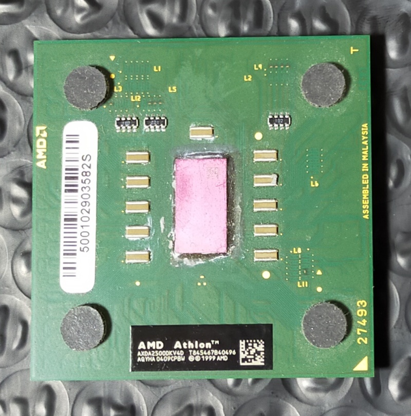 .. AMD SocketA CPU Athlon XP 2500+ AXDA2500DKV4D 1.83GHz_画像1