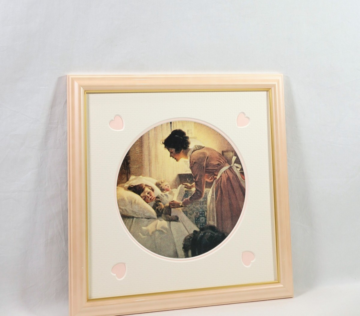 ノーマン・ロックウェル オフセット「Mothers Little Angel」画寸28×36cm 米国人作家 生活の哀歓を巧みに描きアメリカ人の心を捉える 7844_画像9