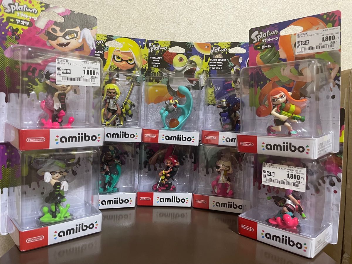 スプラトゥーン amiibo 10種類 セット アミーボ｜Yahoo!フリマ（旧