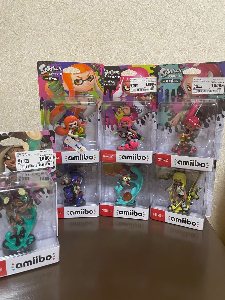 スプラトゥーン アミーボ amiibo ７種｜Yahoo!フリマ（旧PayPayフリマ）