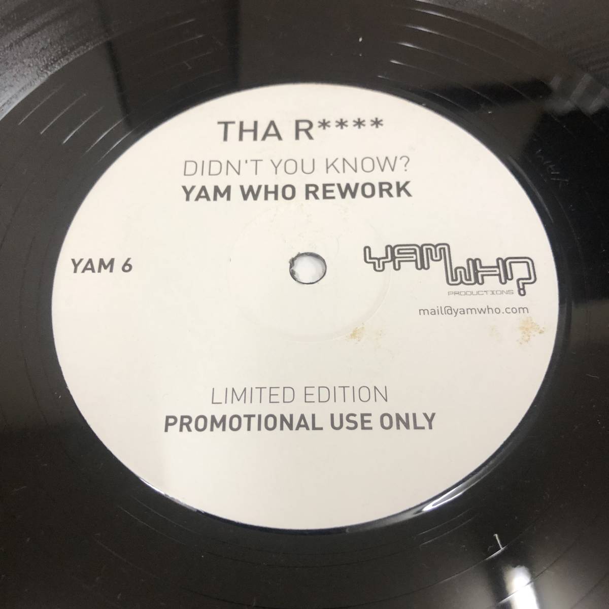 Tha R***** - Didn't You Know? (Yam Who Rework) (A13)の画像2