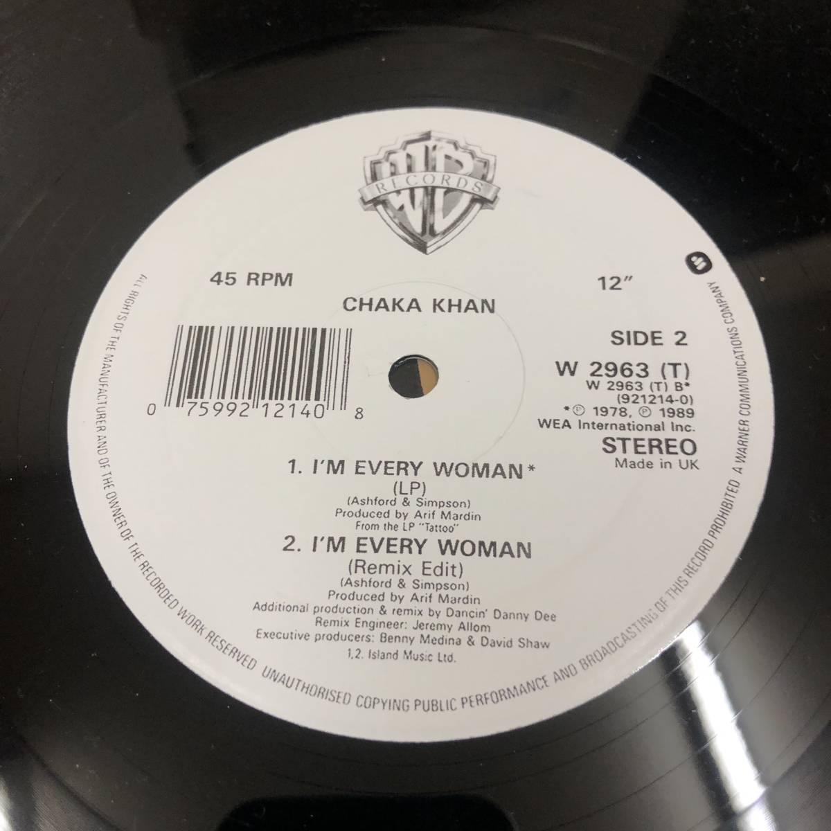 Chaka Khan - I'm Every Woman (Remix) (A20)の画像4