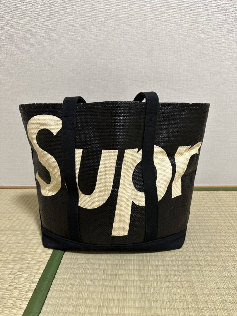 Supreme シュプリーム 20SS Raffia Tote Bag ラフィアトートバッグ_画像1