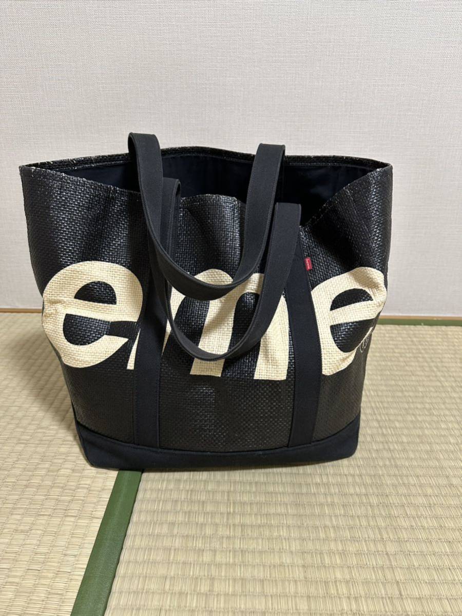 Supreme シュプリーム 20SS Raffia Tote Bag ラフィアトートバッグ_画像2