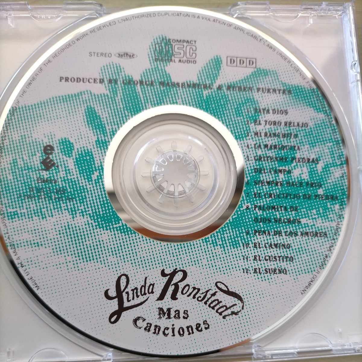 LINDA RONSTADT『MAS CANCIONES』 リンダ・ロンシュタット 名盤です。 『マス・カンシオーネス』中古盤CD_画像6