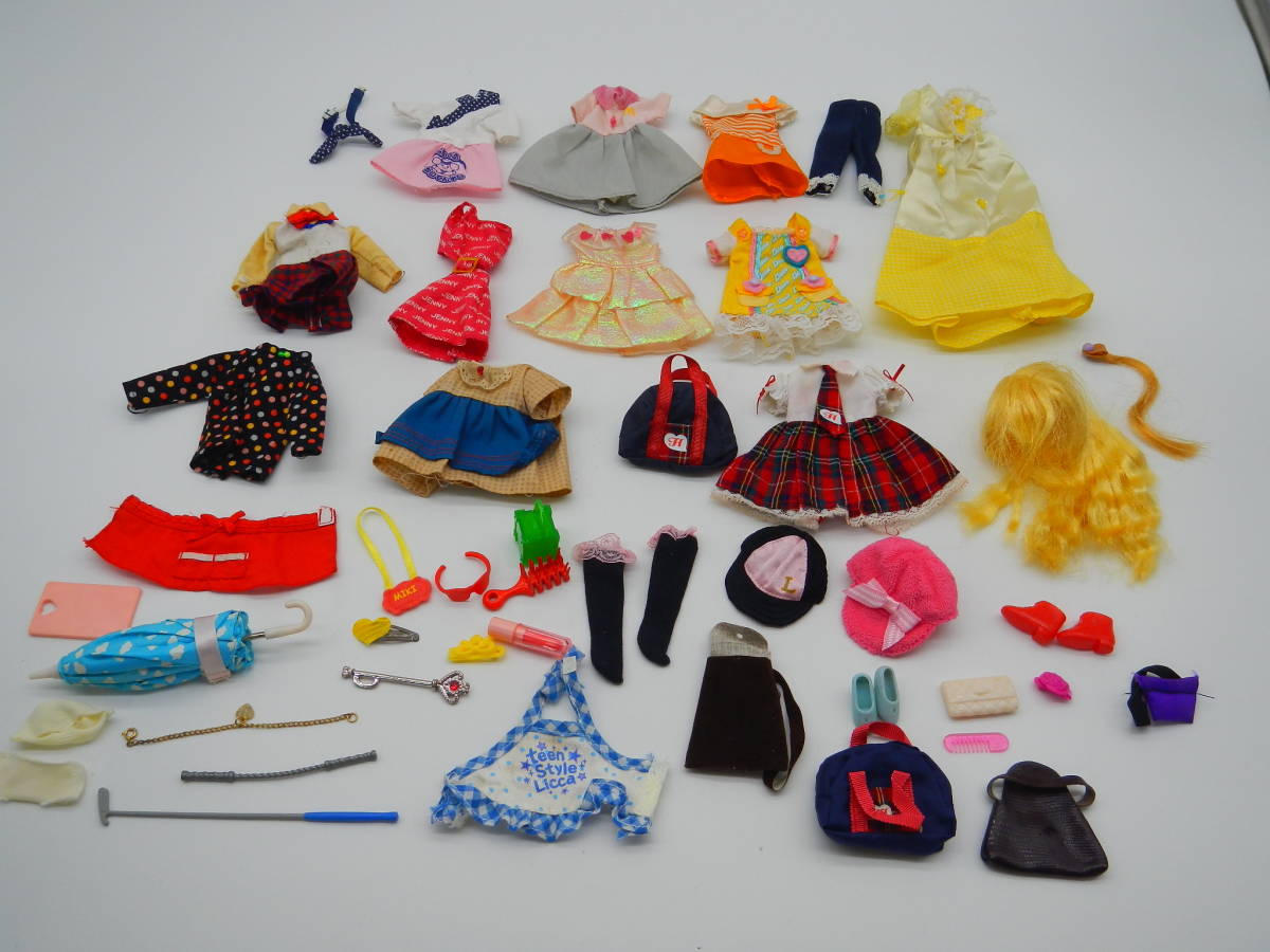  Licca-chan / Western-style clothes parasol McDonald's rotation .. Lee men to miniature summarize set A-455