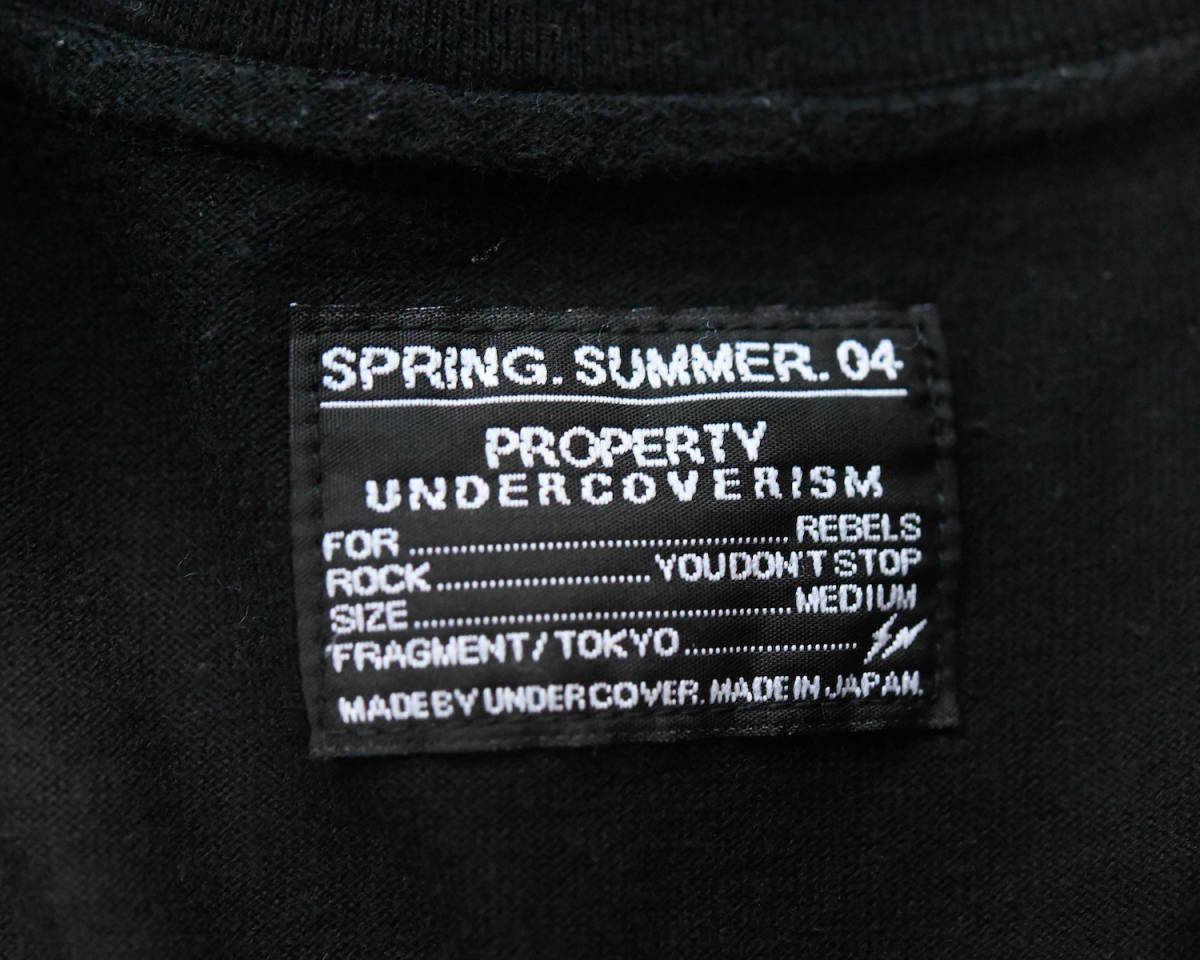 UNDER COVER × FRAGMENT окантовка футболка undercover f ковер men tospring summer 04