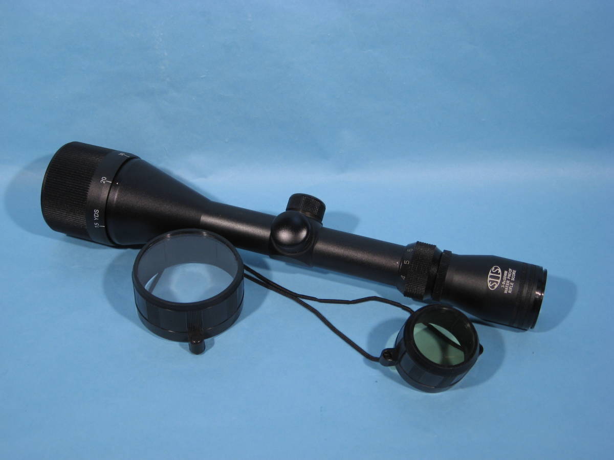 SⅡS　ライフルスコープ 3-9×50 フロントフォーカス SⅡS RIFLESCOPE 3-9×50 (中古・美品)_ゴムが伸びています。