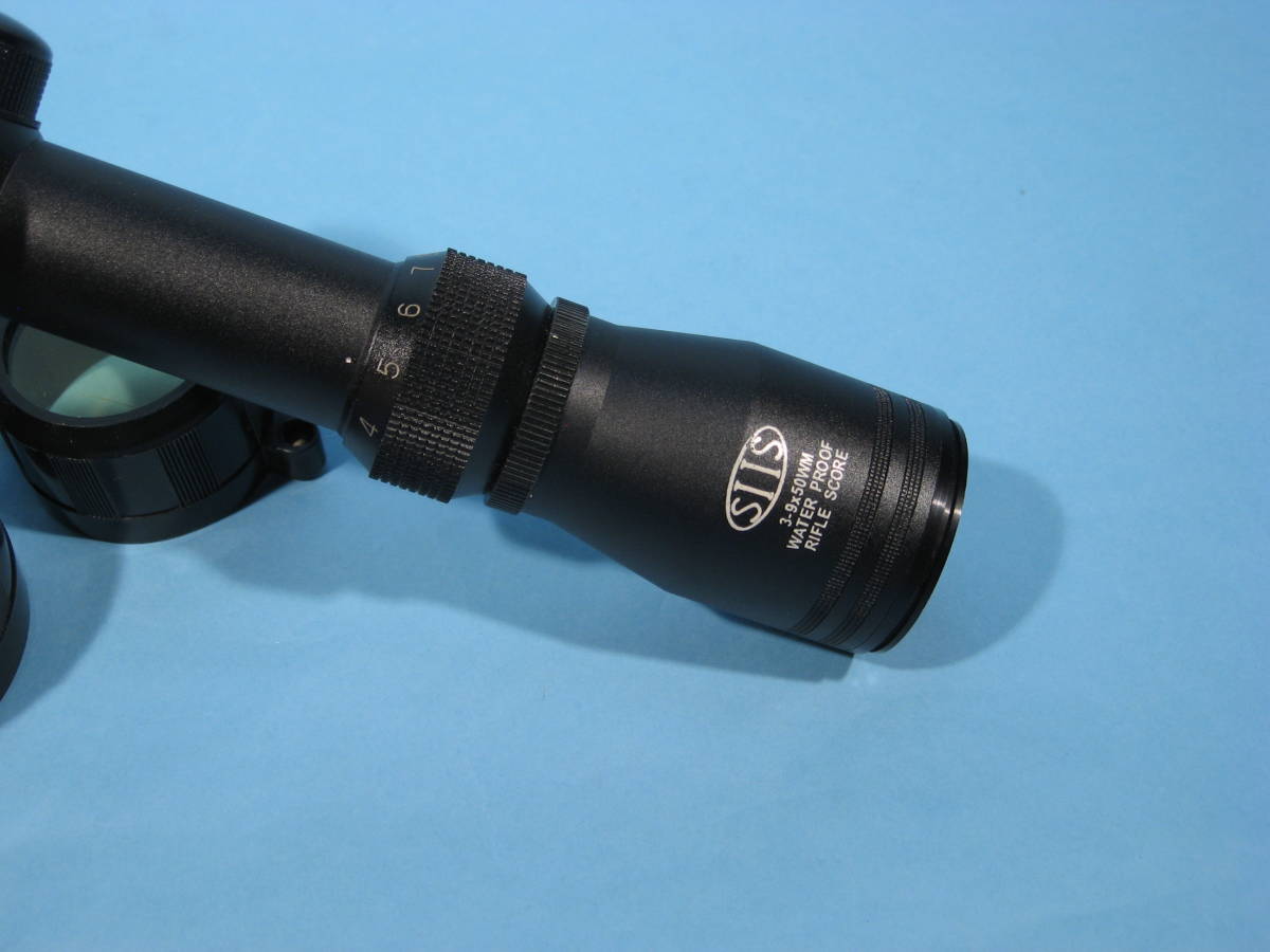 SⅡS　ライフルスコープ 3-9×50 フロントフォーカス SⅡS RIFLESCOPE 3-9×50 (中古・美品)_SⅡSや倍率等の表示です。