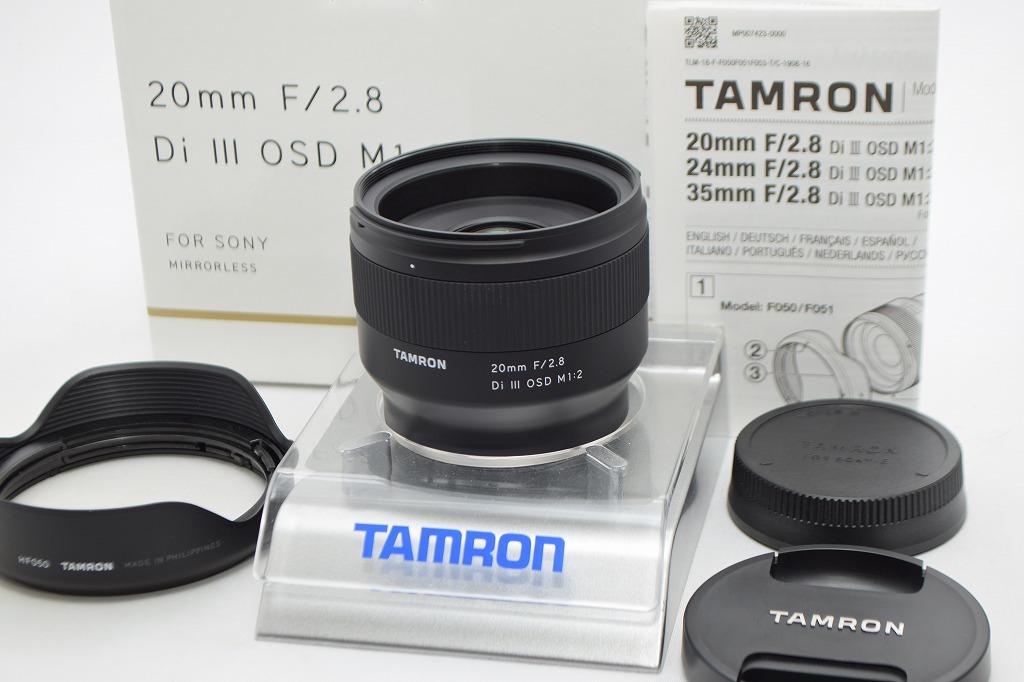 送料無料/即納】 F2.8 20mm タムロン 美品☆TAMRON Di ソニー用☆元箱