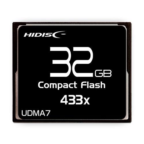 コンパクトフラッシュ CFカード 32GB MLCチップ搭載 HIDISC/HDCF32G433XJP3/0257/送料無料メール便 ポイント消化_画像1