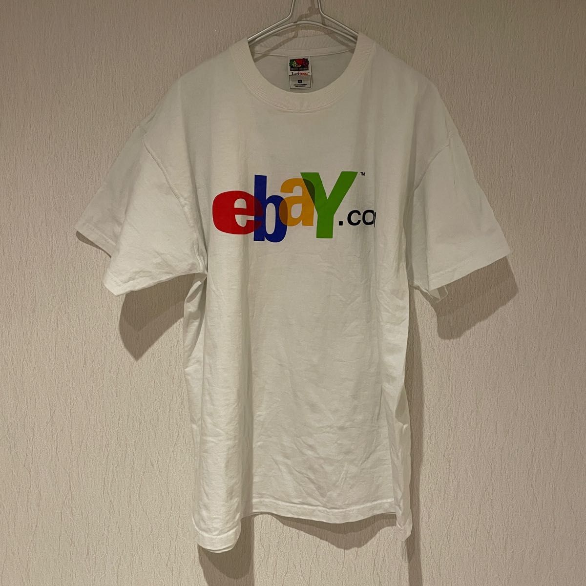 90'S ebayロゴ企業Tシャツ ＸＬ美品フルーツオブザルーム USA製