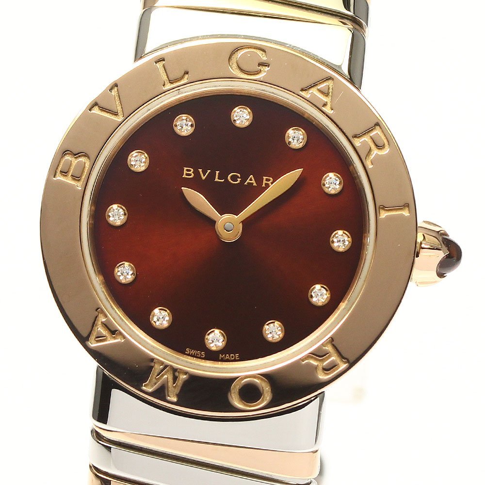 数量限定価格!! クォーツ 12Pダイヤ PGコンビ ブルガリブルガリ BBLP262TSG BVLGARI ブルガリ レディース _742736 極美品 ブルガリブルガリ 数量限定価格!! クォーツ 12Pダイヤ PGコンビ ブルガリブルガリ BBLP262TSG BVLGARI ブルガリ レディース _742736 極美品 ブルガリブルガリ