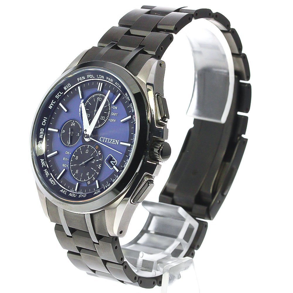 シチズン CITIZEN AT8044-72L/H804-T020232 アテッサ エコドライブ ソーラー電波 メンズ 良品 _767846_画像2