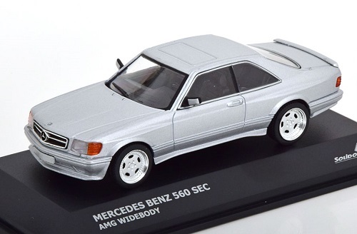  Solido 1/43 Mercedes Benz *560SEC AMG WideBody silver 2008