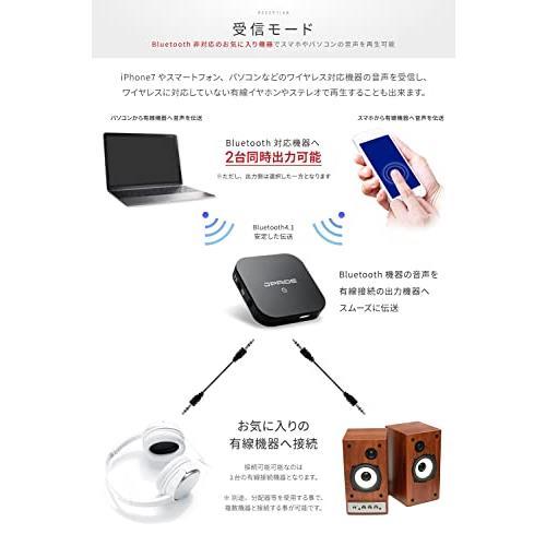 【１分で簡単セットアップｘ 低遅延（音と映像がズレない） 】(JPRiDE) JPT1 Bluetooth ver 5.0 超小型 トランスミッター & レシーバー (受_画像5