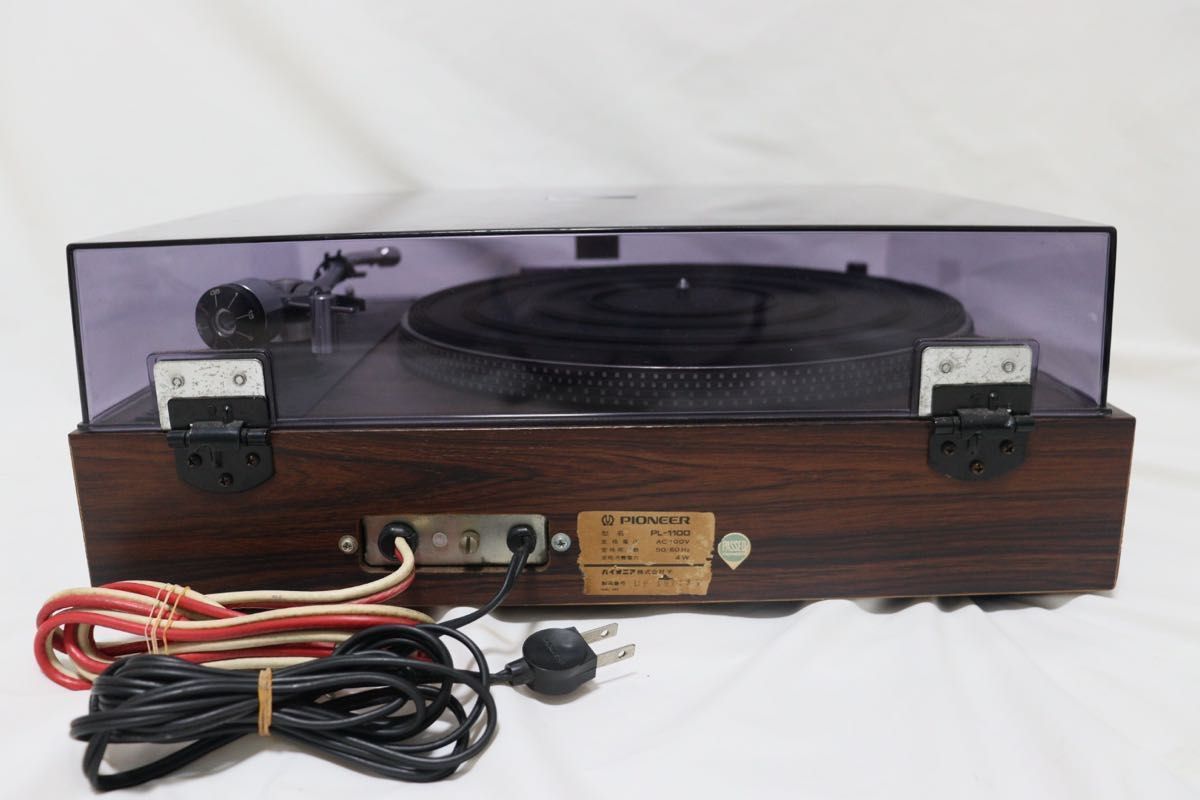 pioneer パイオニア PL-1100 レコードプレーヤー 音出し確認済み-