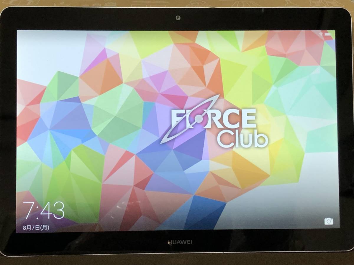 HUAWEI MediaPad T3 10 タブレット FORCE Club Edition スペースグレイ