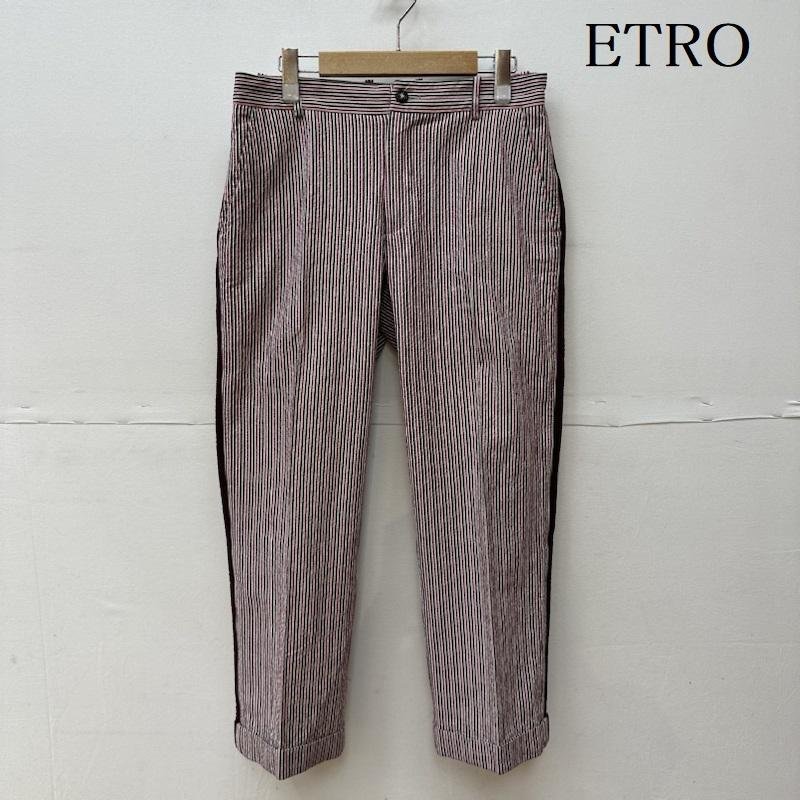  Etro полоса Multicolor Line слаксы брюки брюки брюки 48 многоцветный / многоцветный 