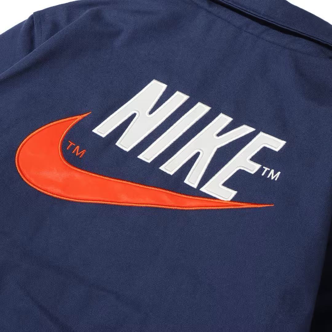 XXL NIKE AS NSW NIKE TREND WC 1 TREND CAPSULE JACKET NAVY トレンド カプセル コーチジャケット ネイビー 紺 jordan dunk ブルゾン 2XL_画像3